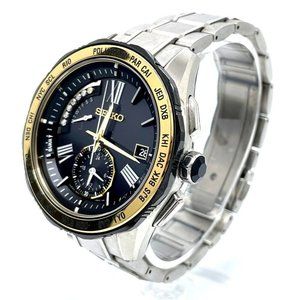 Seiko Brights Solar Quartz Wristwatch Titanium Si… - image 1